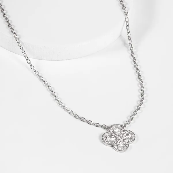 Колье из серебра с фианитами — арт. 000-374779