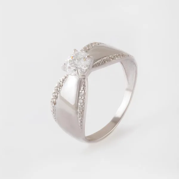 Кольцо из серебра с кристаллами Swarovski и фианитами — арт. 000-331479