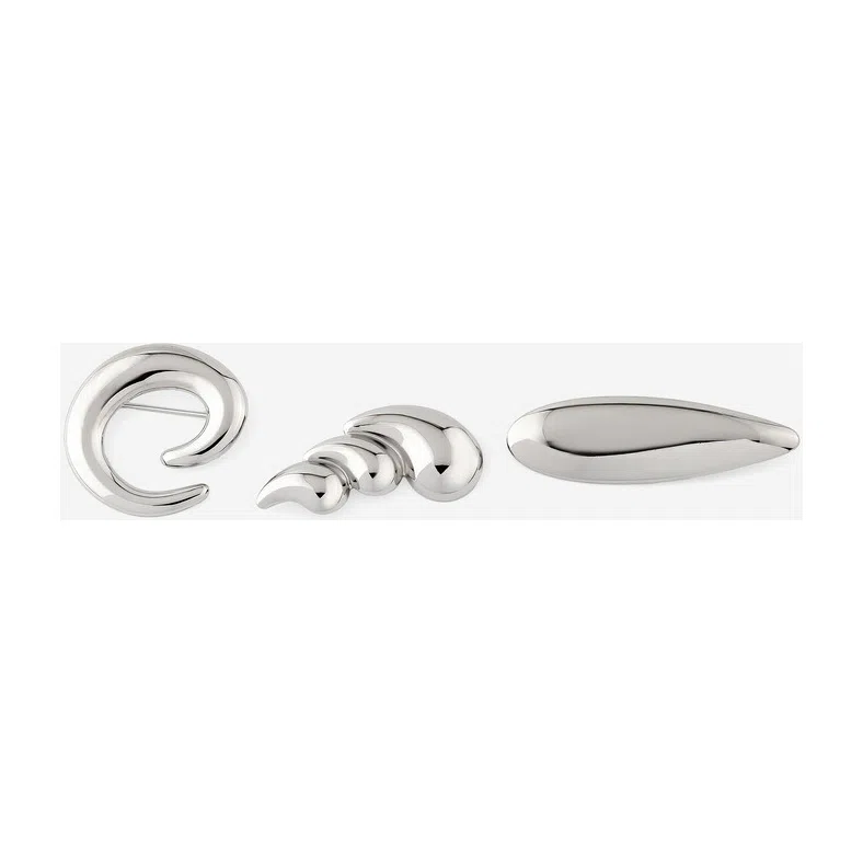 Серебристый сет мини-брошей AQUAGIRL Poison Drop — модель 9w32czt — фото 3