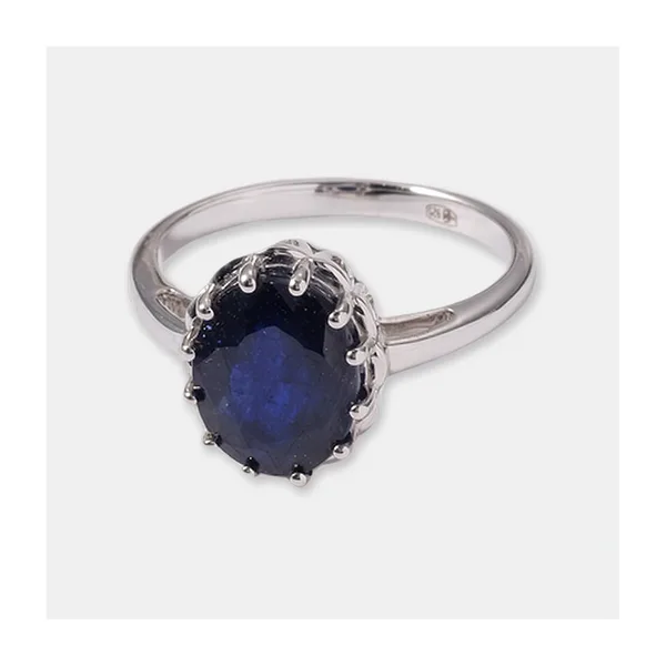 Серебряное кольцо с сапфиром — арт. 10321-001359