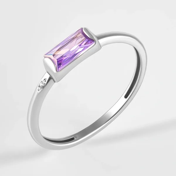 Кольцо из серебра с фианитами — арт. 000-377814
