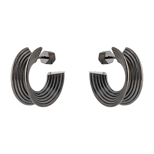 Серьги-кольца Caviar Jewellery — модель 8azk6xr
