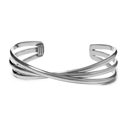 Серебристый жесткий браслет Craig 3 Philippe Audibert Poison Drop — модель 9bitrpe — фото 2