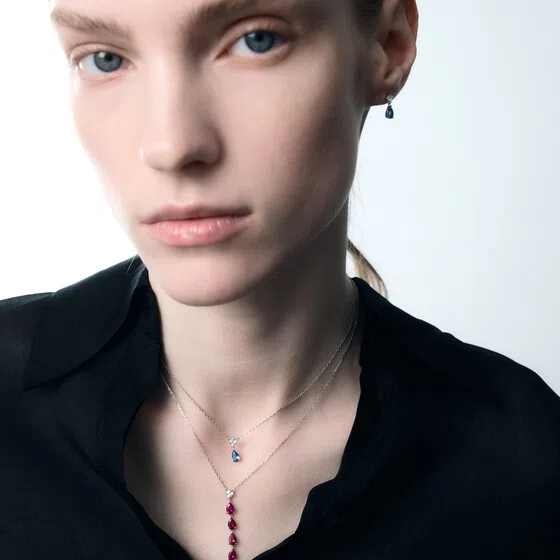 Подвеска Колье из серебра с фианитами PASSION RUBY FANCY of Brosway Poison Drop — модель 6b6gmcf — фото 2