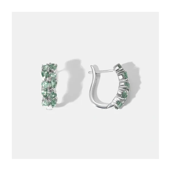 Серебряные серьги с кианитами — арт. 10522-002361