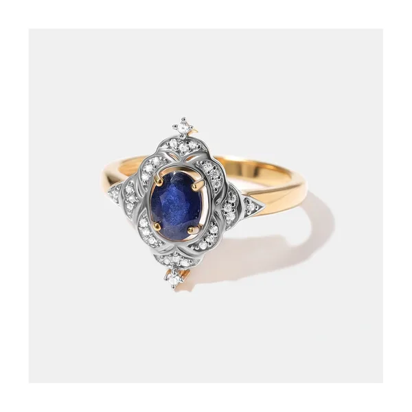 Серебряное кольцо с сапфиром — арт. 10321-000550