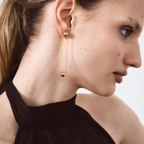 Длинные серьги LUTA Jewelry Poison Drop — модель i4n7u7c — фото 3