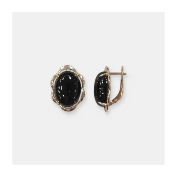 Серебряные серьги с агатами — арт. 10522-005020