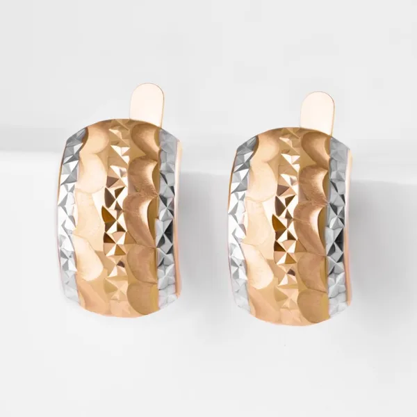 Серьги из красного золота — арт. 000-275027