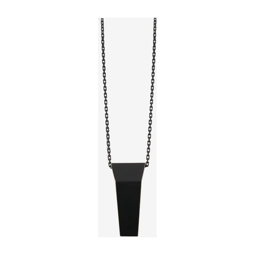 Колье «Подвеска на цепи из латуни» Rick Owens Poison Drop — модель 85b8q93 — фото 2