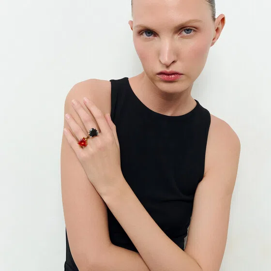 Кольца с крупной вставкой Dzhanelli Jewellery Poison Drop — модель y2x6iih — фото 2