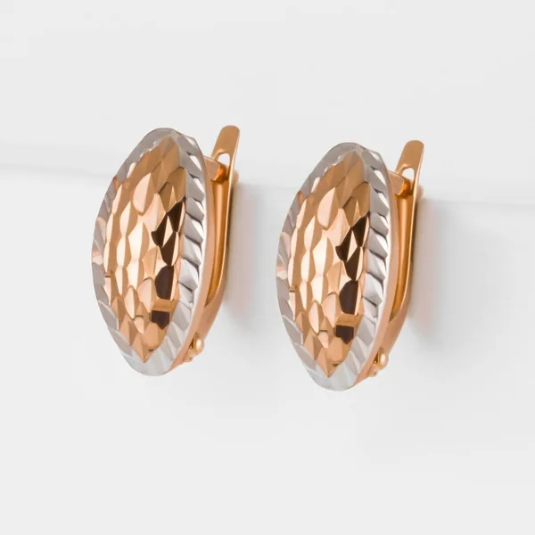 Серьги из красного золота — арт. 000-351188