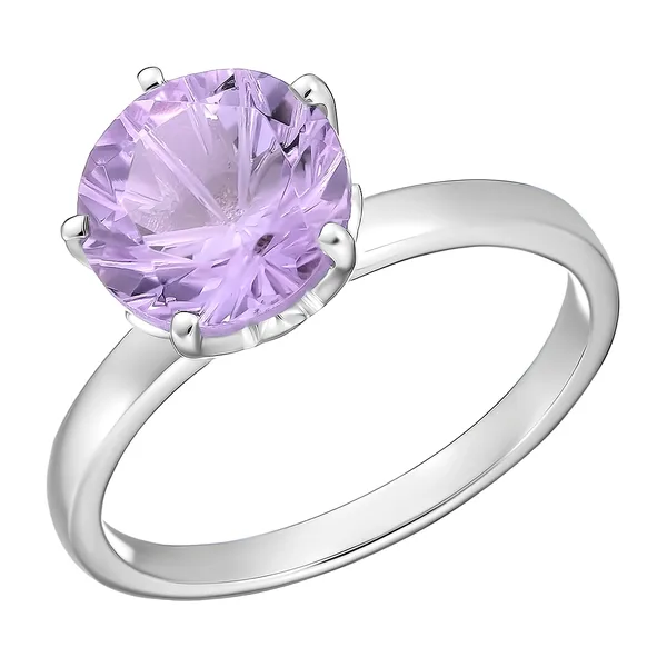 Серебряное кольцо с аметистом — арт. 1071267