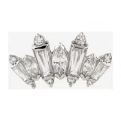 Топ для пирсинга Iris из платины с фианитами AURIS Poison Drop — модель zjdm3xs — фото 2