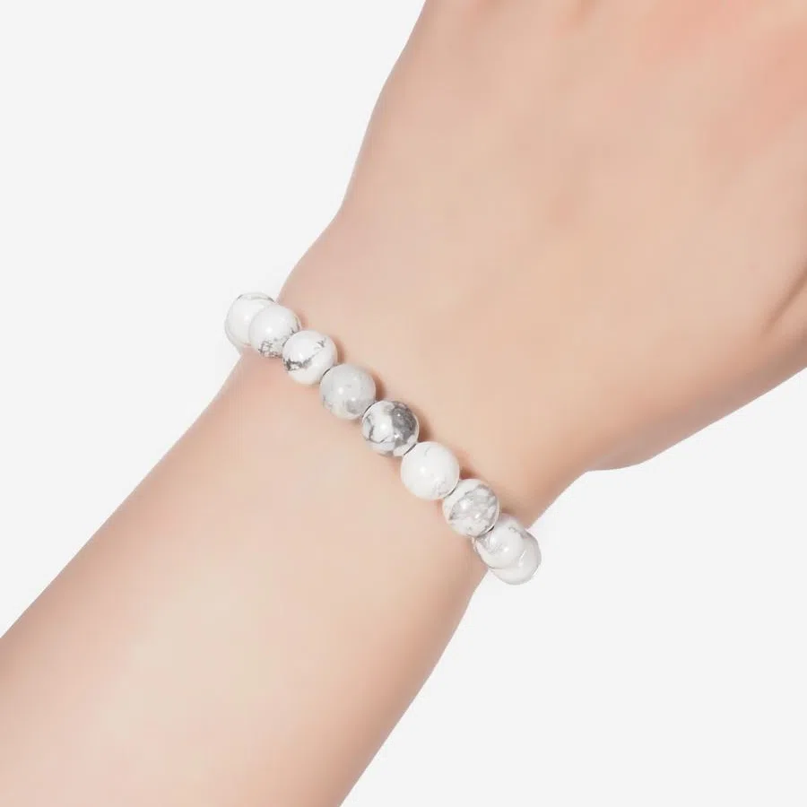 Браслет из магнезита Камневеды — модель ud1qdmh — фото 2