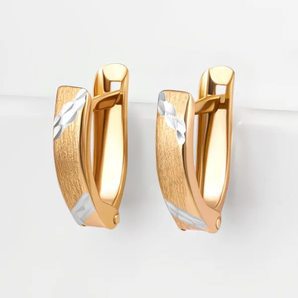 Серьги из красного золота — арт. 000-114841