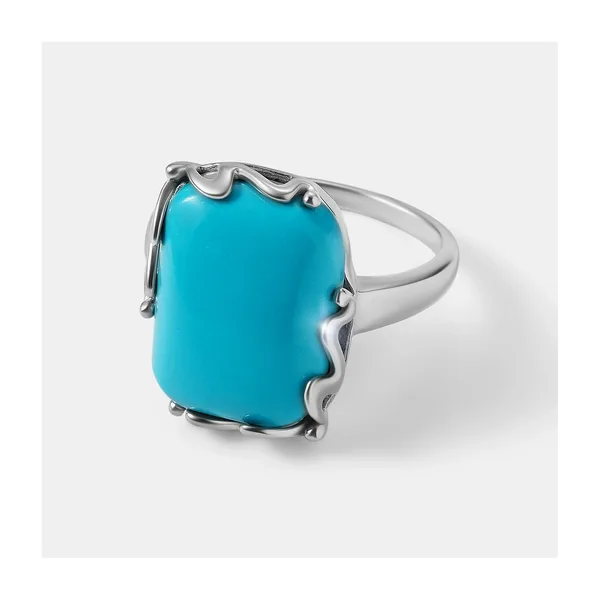 Серебряное кольцо с бирюзой — арт. 10322-005899