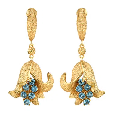 Акцентные серьги Fiore di Firenze Poison Drop — модель 4av01kr — фото 3