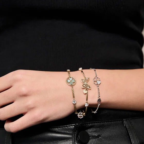 Серебристый браслет с кристаллом CHAKRA Brosway Poison Drop — модель smiya97