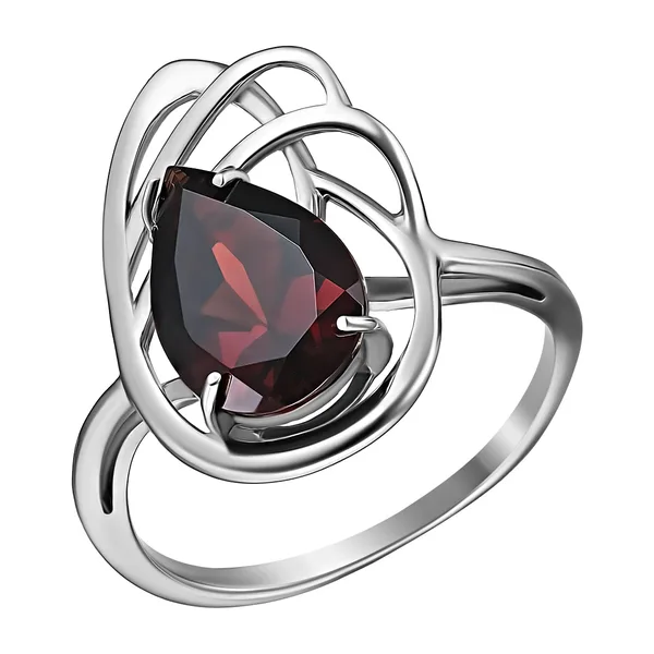 Серебряное кольцо с ситаллом — арт. 015648