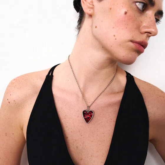 Кулон мозаичное сердце POISONED HEARTS Poison Drop — модель 6hk1ch9 — фото 2