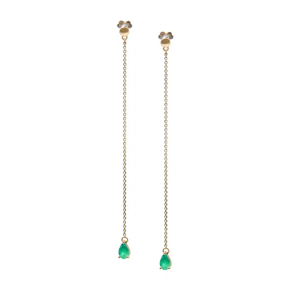Длинные серьги Herald Percy Diamonds Poison Drop — модель xck59em — фото 2