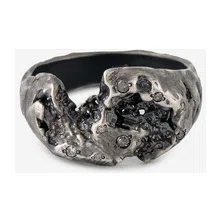 Кольцо из черненого серебра с бриллиантами Surrender Kintsugi Jewelry Poison Drop — модель 9wj8uq6 — фото 3