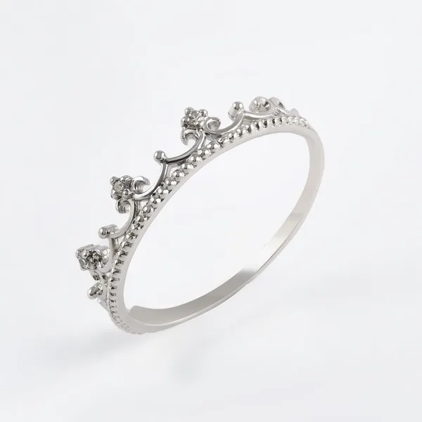 Кольцо из серебра с фианитами — арт. 000-333118