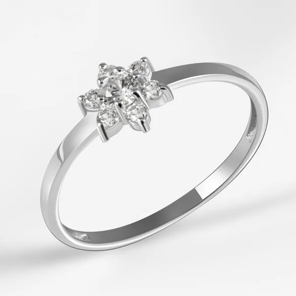 Кольцо из серебра с фианитами — арт. 000-388465