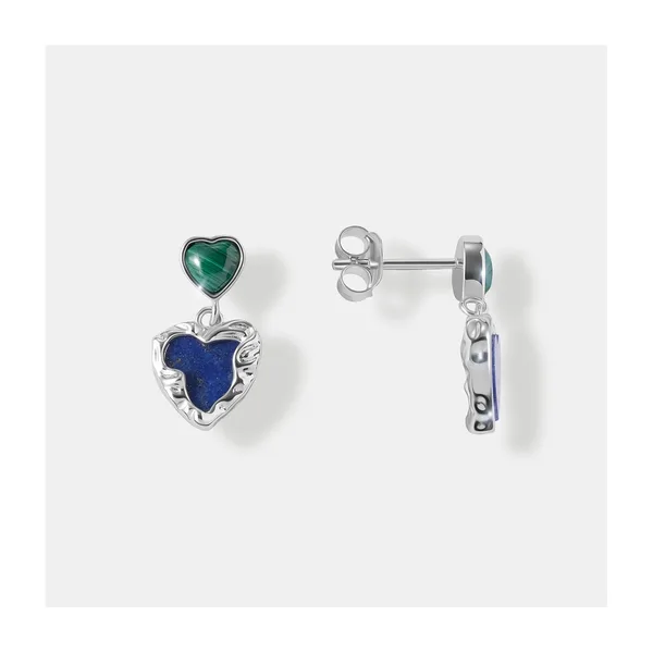Серьги из серебра 925 пробы с лазуритом — арт. 10522-006451