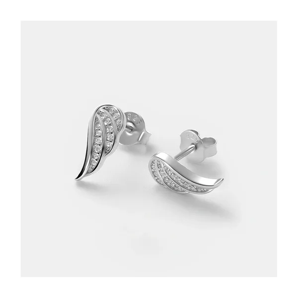 Серебряные серьги 925 пробы; вставки 28 Куб. Цирконий бесцв. 0,35ct;