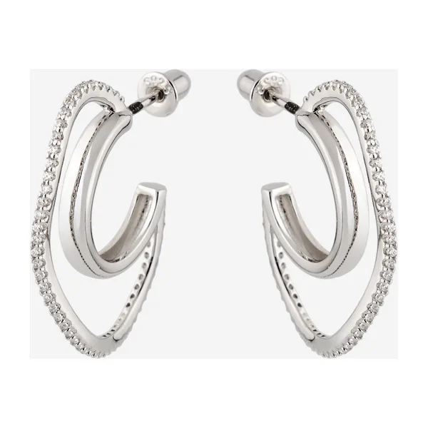 Серьги из серебра с фианитами — модель ycz3m50