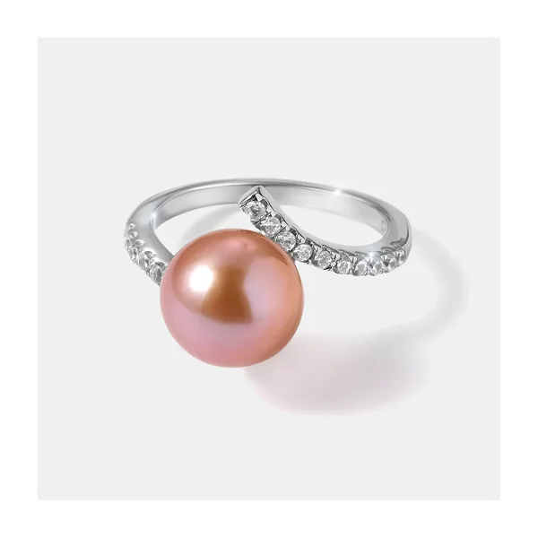 Серебряное кольцо с жемчугом Эдисон — арт. 10322-005372