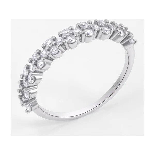 Кольцо из серебра с фианитами — арт. 000-399325
