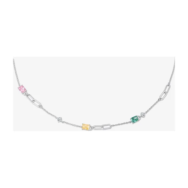 Колье из серебра с фианитами — арт. 000-408692