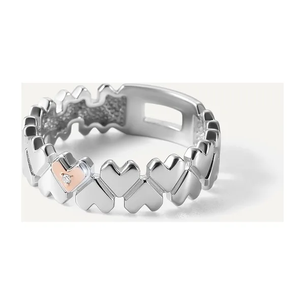 Кольцо из серебра 925 пробы с бриллиантом — арт. 10391-000015