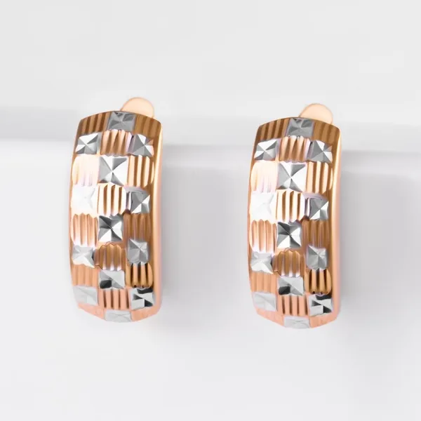 Серьги из красного золота — арт. 000-375770