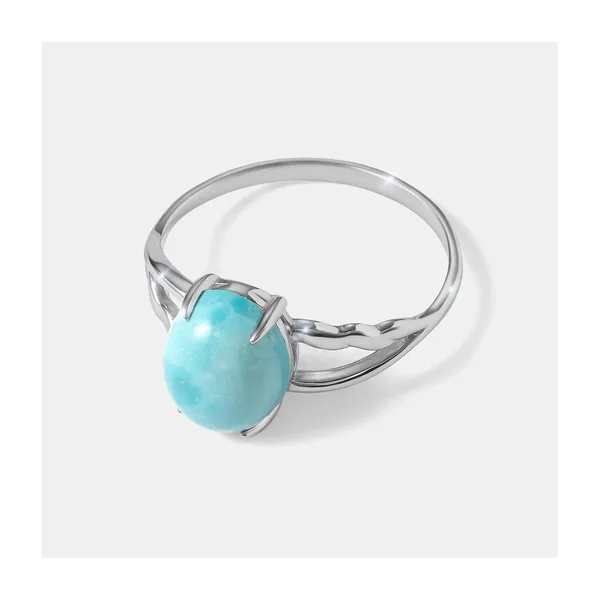 Серебряное кольцо с бирюзой — арт. 10322-005698