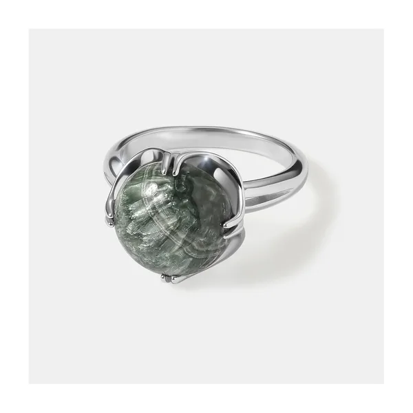 Серебряное кольцо с серафинитом — арт. 10322-005315