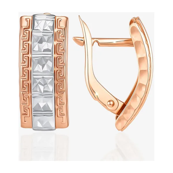 Серьги из красного золота — арт. 000-269203