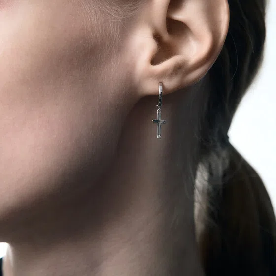 Асимметричные серьги 35.02 Poison Drop — модель wfiy4g9 — фото 2