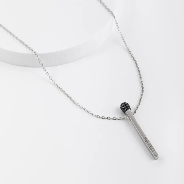 Колье из серебра с фианитами — арт. 000-349567