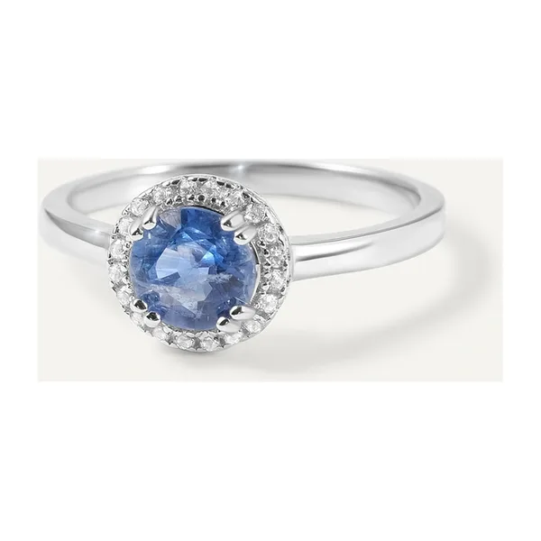 Серебряное кольцо с кианитом