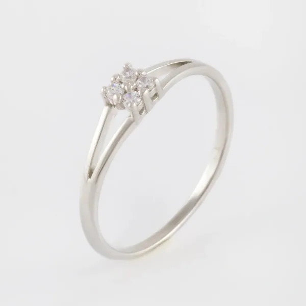 Кольцо из серебра с фианитами — арт. 000-320397