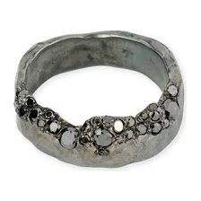 Кольцо Life lessons серебряное с бриллиантами Kintsugi Jewelry Poison Drop — модель g9d1ve4 — фото 2