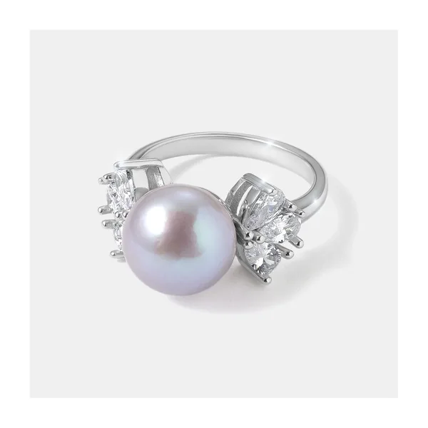 Серебряное кольцо с жемчугом Эдисон — арт. 10322-005376