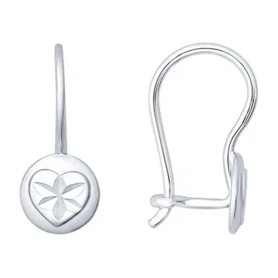 Серьги детские из серебра — арт. 000-353754