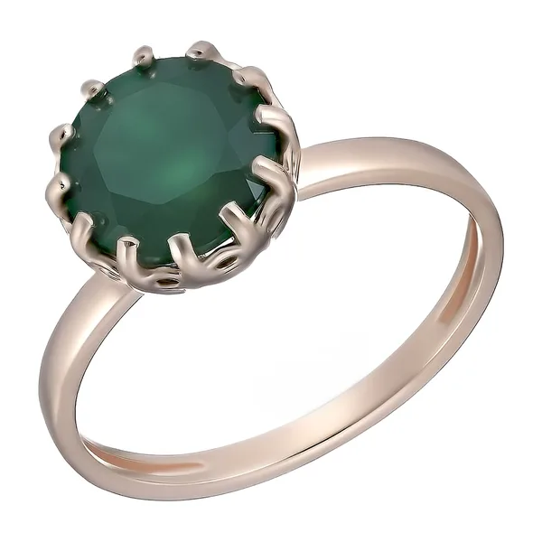 Серебряное кольцо с агатом