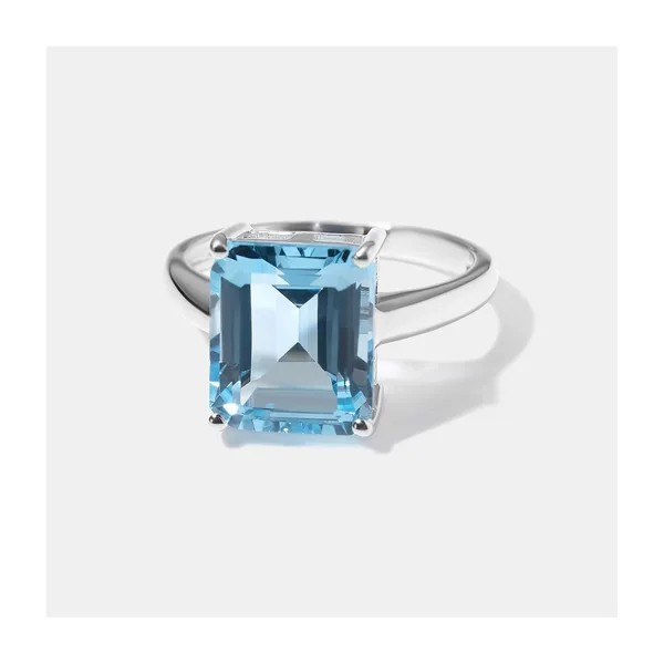Серебряное кольцо с топазом Скай — арт. 10322-002533