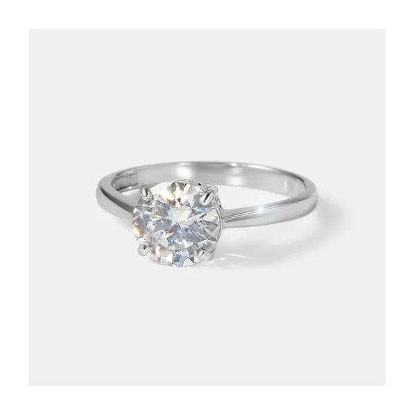 Серебряное кольцо с муассанитом — арт. 10323-000398